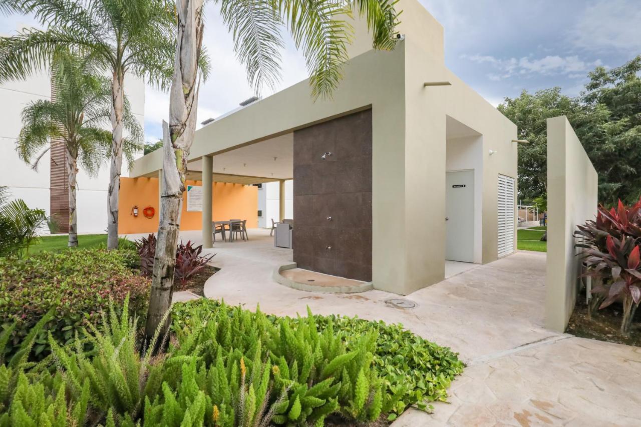 Departamento Lirios Residencial Para 5 Alberca Cancún Exteriér fotografie